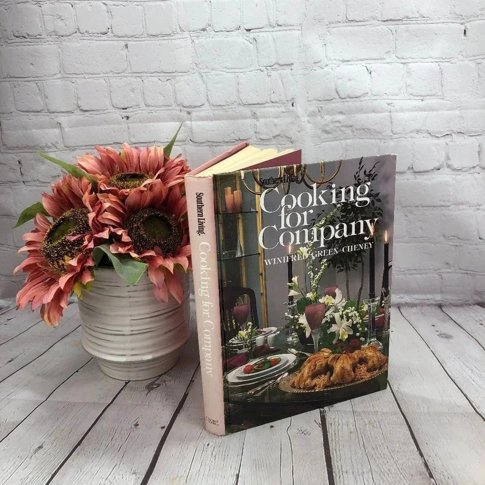 vintage southern living cooking for company cookbook 1985 country cottage
